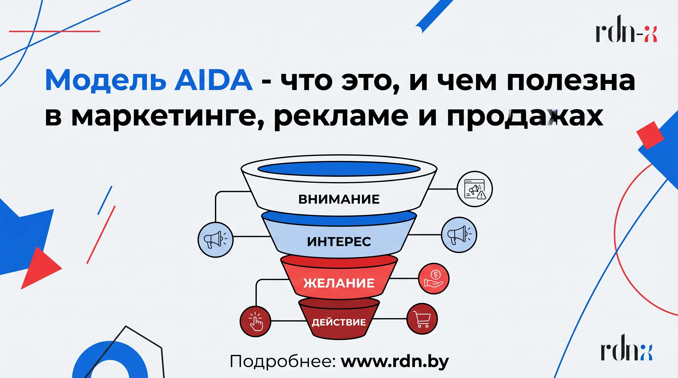 Модель AIDA - что это, и чем полезна в маркетинге, рекламе и продажах